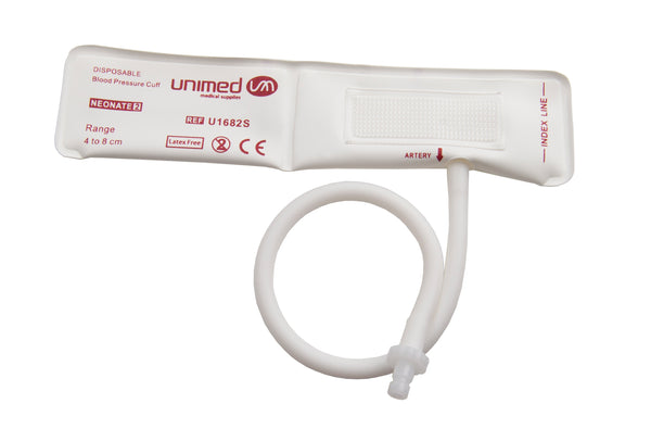 Disposable Neonate TPU NIBP Cuffs with BP12-P Connector