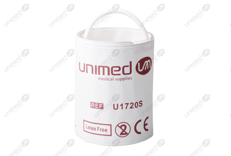 Disposable NIBP Cuff with BP18 Connector - Single Tube Large Adult 35.5-46cm box of 5