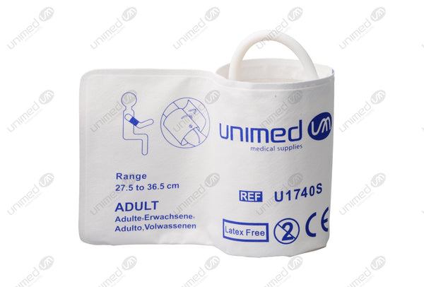 Disposable NIBP Cuff- M4575B Single Tube Adult 27.5-36.5cm box of 5