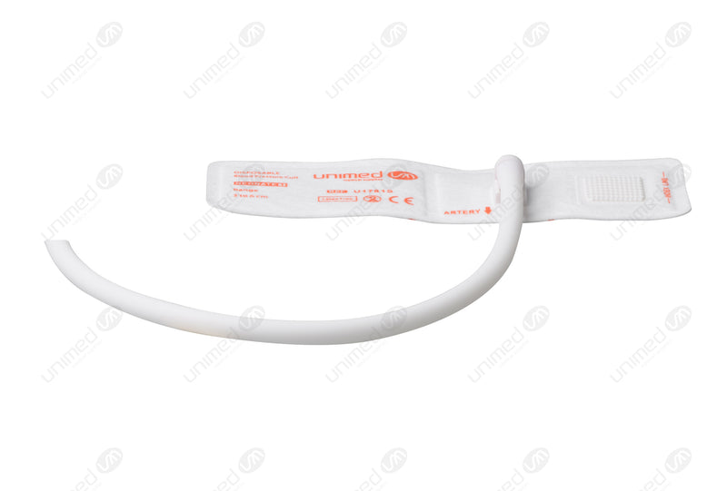 Single tube disposable neonatal cuff