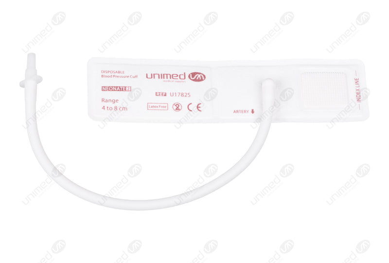 Disposable NIBP Cuff - Single Tube Neonate #2 4-8cm box of 10