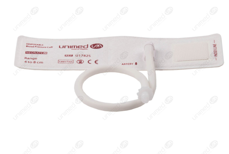 Disposable Neonate NIBP Soft Fiber Cuffs with BP12 Connector
