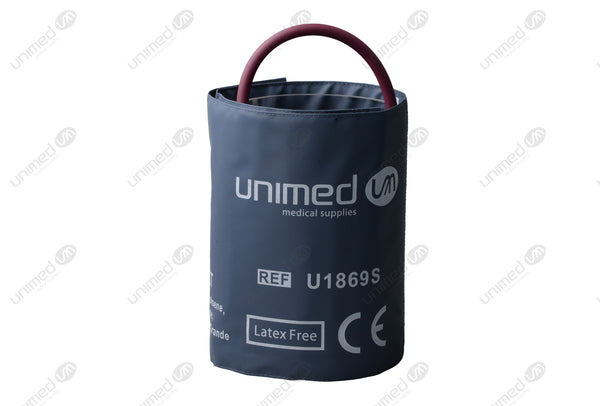 Reusable NIBP Cuffs With Inflation Bag & BP12 Connector - Single Tube Large Adult 33-47cm