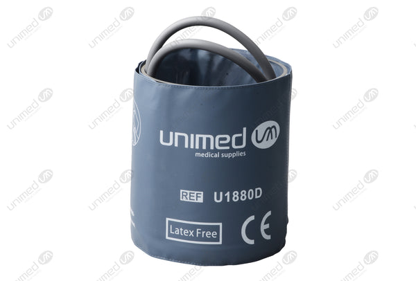 Reusable NIBP Cuffs With Inflation Bag & BP17+BP18 Connector - Double Tube Adult 25-35cm