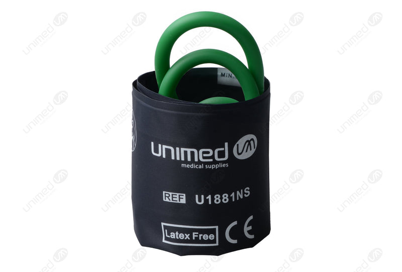 Reusable NIBP Bladderless Cuff with BP12 Connector - Single Tube Pediatric 13.8-21.5cm