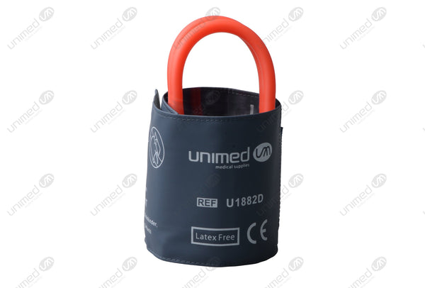 Reusable NIBP Cuffs With Inflation Bag & BP58+BP58 Connector - Double Tube Infant 10-19cm