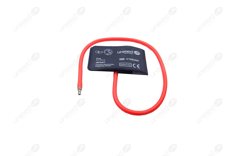 Reusable NIBP Bladderless Cuff with BP12 Connector - Single Tube Infant 9-14.8cm