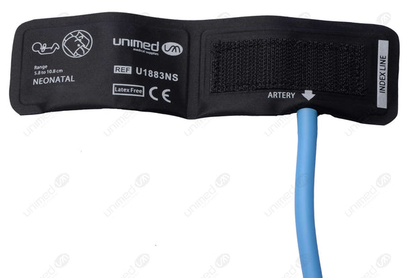 Reusable NIBP Bladderless Cuff with BP17 Connector - Single Tube Neonate 5.8-10.8cm