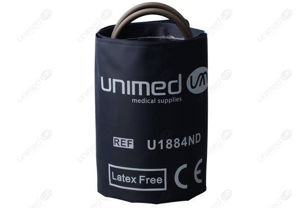 Reusable NIBP Bladderless Cuff without Connector - Double Tube Thigh 45-56cm
