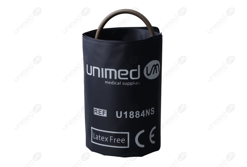 Reusable NIBP Bladderless Cuff with BP12 Connector - Single Tube Thigh 45-56cm