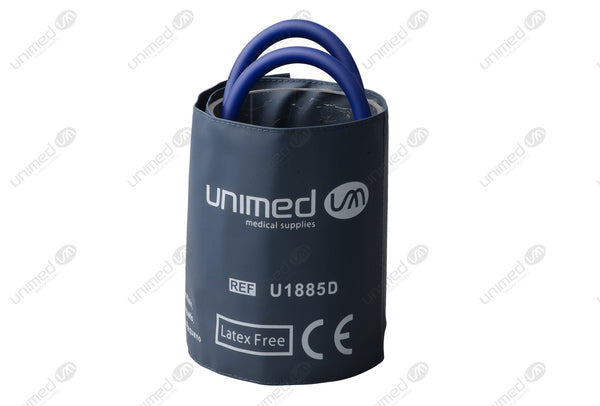 Reusable NIBP Cuffs With Inflation Bag & BP18+BP18 Connector - Double Tube Small Adult 20-28cm