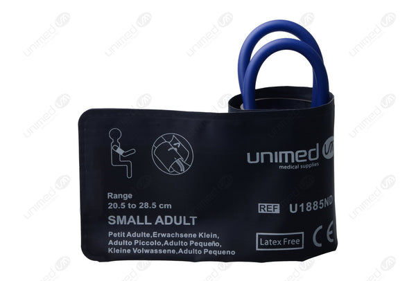 Reusable NIBP Bladderless Cuff without Connector - Double Tube Small Adult 20.5-28.5cm