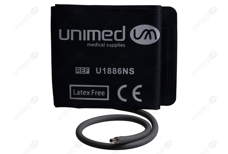 Reusable NIBP Bladderless Cuff with BP12 Connector - Single Tube Adult Long 27.5-36.5cm
