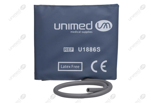 Reusable NIBP Cuffs With Inflation Bag & BP03 Connector - Single Tube Adult Long 25-35cm