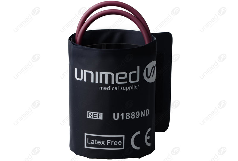 Reusable NIBP Bladderless Cuff with BP58 Connector - Double Tube Large Adult Long 35.5-46cm