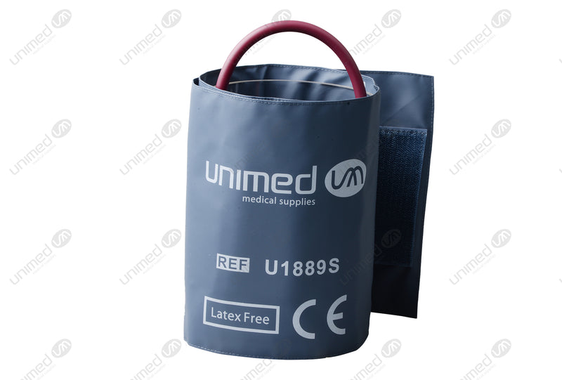 Reusable NIBP Cuffs With Inflation Bag & BP03 Connector - Single Tube Large Adult Long 33-47cm