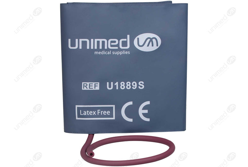 Reusable NIBP Cuffs With Inflation Bag & BP12 Connector - Single Tube Large Adult Long 33-47cm