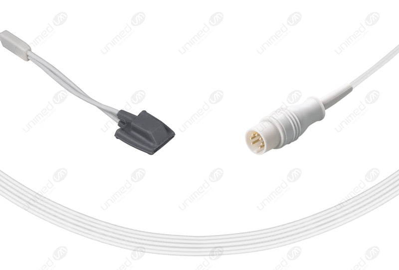 Schiller-Masimo Compatible Reusable SpO2 Sensor 10ft  - Round 7-pin Connector