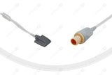 GE-Hellige Compatible Reusable SpO2 Sensor 10ft  - Round 7-pin Connector