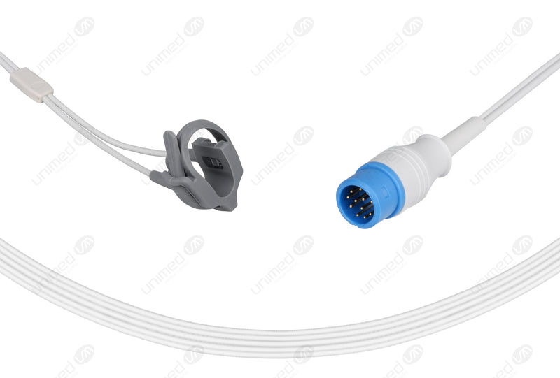 Comen-Nellcor Compatible Reusable SpO2 Sensors - Round 12-pin Connector