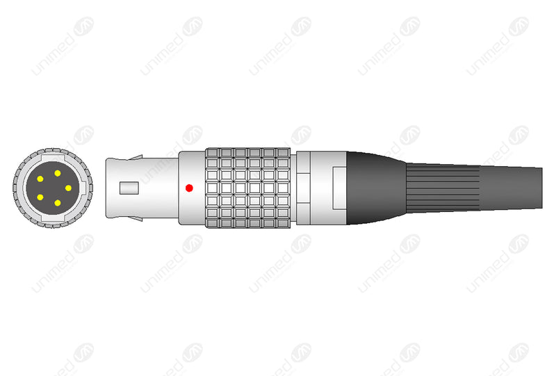 Mindray Compatible Reusable SpO2 Sensor 10ft  - 5-pin  Connector