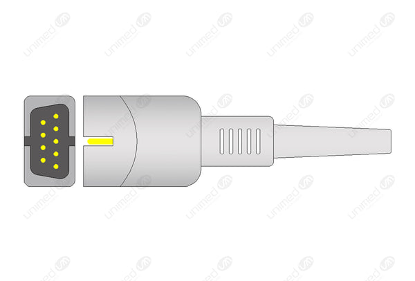 Biolight Compatible Reusable SpO2 Sensor 3.6ft - DB-9 Male Connector