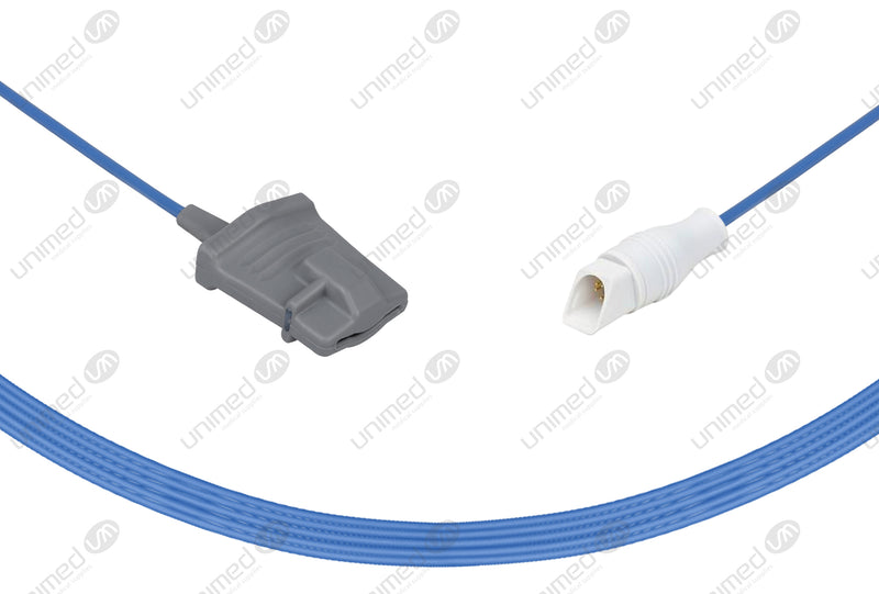 Novametrix Compatible Reusable SpO2 Sensor 3.6ft - Round 6-pin Connector
