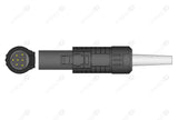 DIXTAL Compatible Reusable SpO2 Sensor 10ft  - Round 7-pin, Black Connector