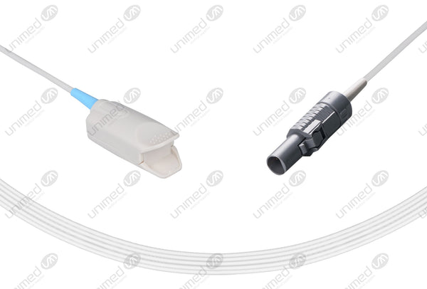 DIXTAL Compatible Reusable SpO2 Sensors 10ft  Adult Finger