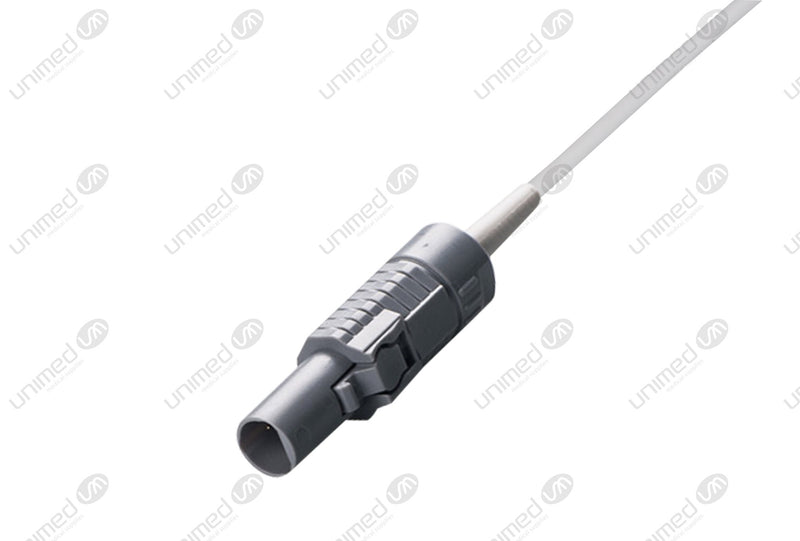 DIXTAL Compatible Reusable SpO2 Sensor 10ft  - Round 7-pin, Black Connector