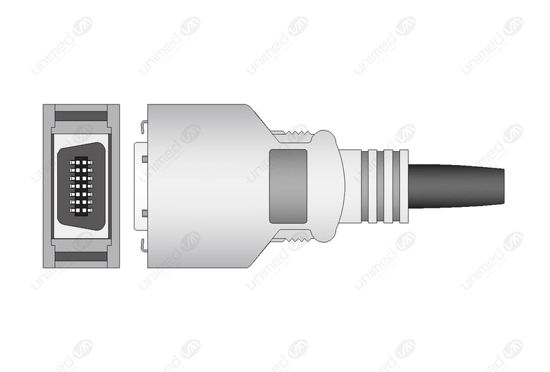 Masimo Compatible Reusable SpO2 Sensor 10ft - Rectangle 14-pin Connector