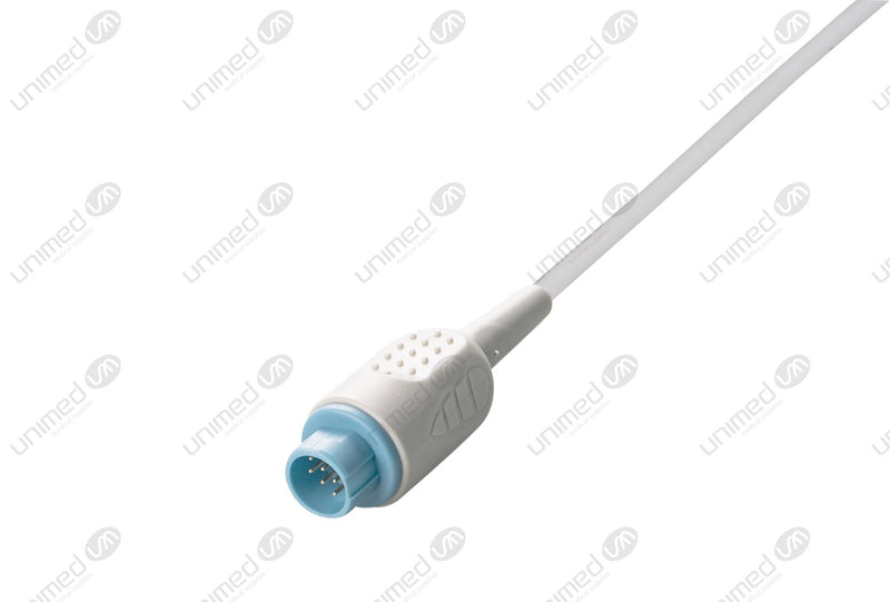 Nihon Kohden Compatible Reusable SpO2 Sensor 10ft  - Round 10-pin Connector