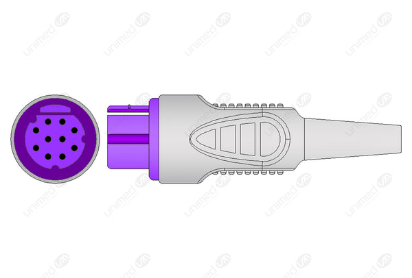 Artema/S&W-Ohmeda Compatible Reusable SpO2 Sensor 10ft  - Artema-Ohmeda Spo2 Sensor