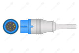 Biolight Compatible Reusable SpO2 Sensor 10ft - Round 9-pin Connector