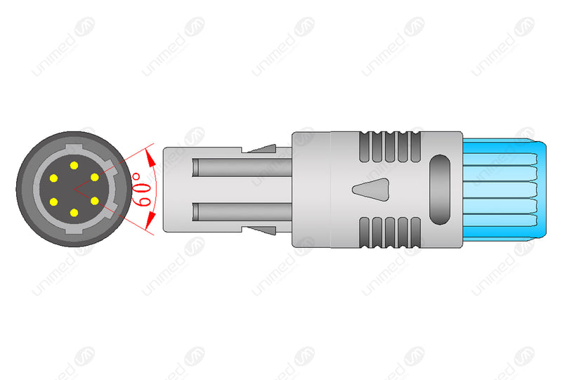 Mindray-Masimo Compatible Reusable SpO2 Sensor 10ft
