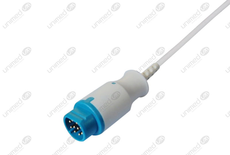 Siemens Compatible Reusable SpO2 Sensor 10ft  - Round 10-pin Connector