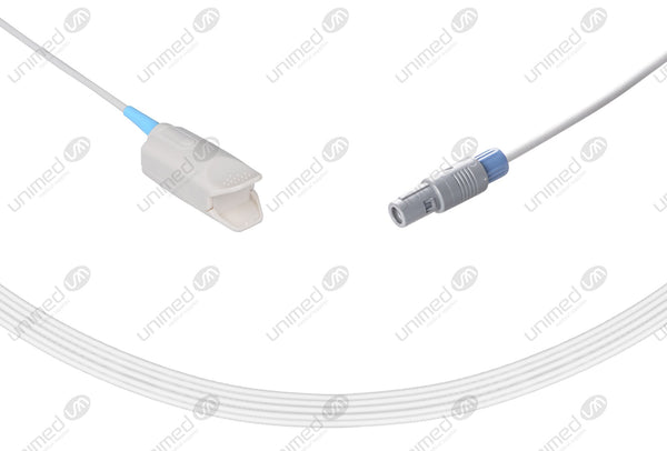 EDAN Compatible Reusable SpO2 Sensors 10ft  Adult Finger