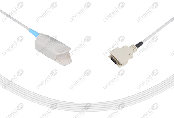 COLIN-BP88S Compatible Reusable SpO2 Sensors 10ft  Adult Finger