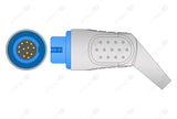 Philips Compatible Reusable SpO2 Sensor 10ft - Round 12-pin Connector