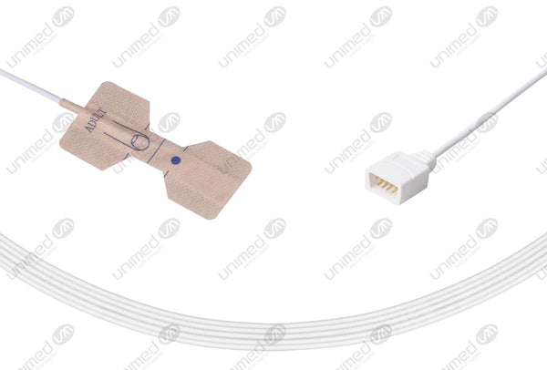 Ohmeda Compatible Disposable SpO2 Sensors Adhesive Textile  Adult(>30kg) Box of 24pcs