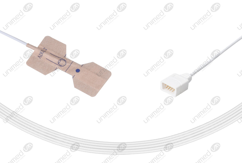BCI Compatible Disposable SpO2 Sensor Adhesive Textile - Adult (>40kg)