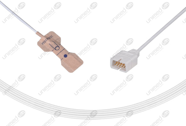 Nellcor Compatible Disposable SpO2 Sensors Adhesive Textile - D20 Pediatric(1-40kg) Box of 24pcs