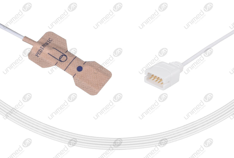 Datascope Compatible Disposable SpO2 Sensors Adhesive Textile - 0998-00-0076-04 Pediatric(1-40kg) Box of 24pcs