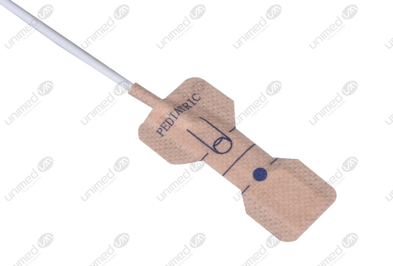 GE OxyTip+ Compatible Disposable SpO2 Sensor  - Pediatric (10-50kg)