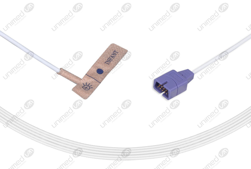 Nellcor-Oximax Compatible Disposable SpO2 Sensors Adhesive Textile - MAX-I Pediatric(1-40kg)+Infant(1-15kg) Box of 24pcs