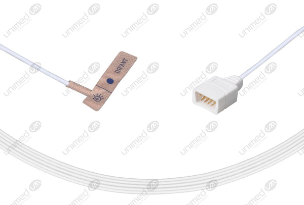 Ohmeda Compatible Disposable SpO2 Sensors Adhesive Textile  Pediatric(1-40kg)+Infant(1-15kg) Box of 24pcs