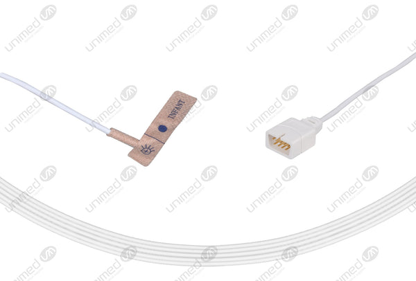 Biolight Compatible Disposable SpO2 Sensors Adhesive Textile  Pediatric(1-40kg)+Infant(1-15kg) Box of 24pcs