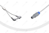 Risingmed Compatible Reusable SpO2 Sensor 10ft  - 6-pin lemo Connector