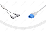 Spacelabs Compatible Reusable SpO2 Sensor 10ft  - Rectangle 10-pin Connector