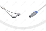 Risingmed Compatible Reusable SpO2 Sensor 10ft  - 6-pin lemo Connector